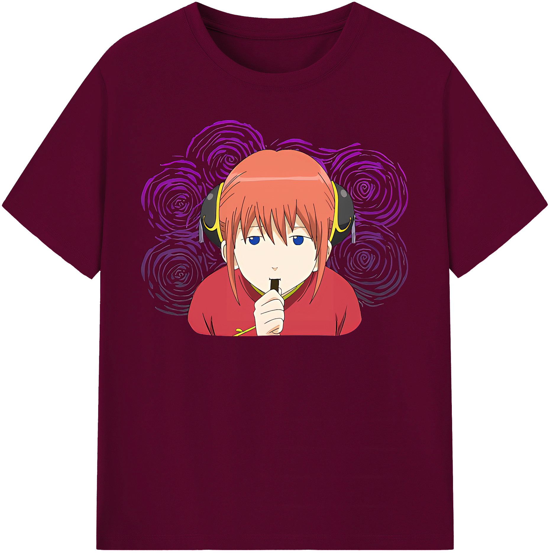 （画像用） ぎんたま 坂田銀時（さかたぎんとき） 神楽 志村新八（しむら しんぱち） GINTAMA Sakata Gintoki Kagura Shimura Shinpachi レディースカジュアルプリントTシャツ（綿100％）